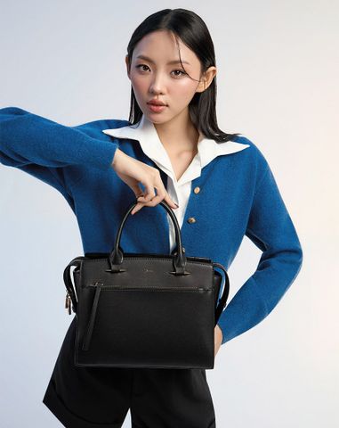  Túi Xách Trung Phối Tay Cầm 