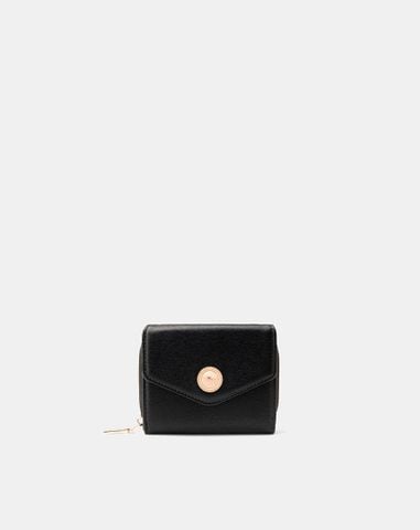  Ví Nắp Tam Giác Trang Trí Khoá Tròn Juno 