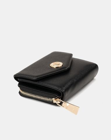  Ví Nắp Tam Giác Trang Trí Khoá Tròn Juno 