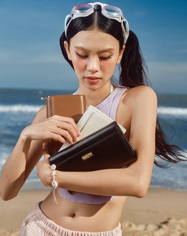  Ví Dài Nắp Gập 