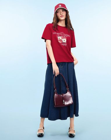  Áo thun form boxy in Photographie 