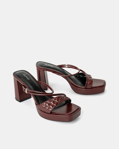  Giày Sandal Đế Đúp Quai Chần Bông 