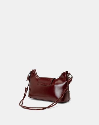  Túi Xách Nhỏ Dập Hoạ Tiết Ô Vuông 