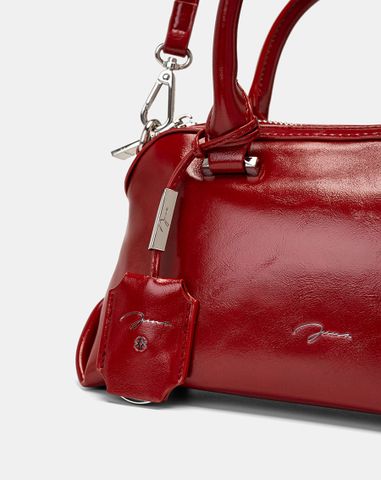  Túi Xách Nhỏ Top Handle Phối Charm 