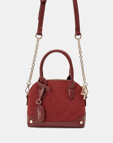  Túi Xách Nhỏ Form Chữ D Phối Charm Juno 