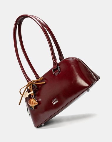  Túi Xách Trung Trang Trí Charm Croissant 