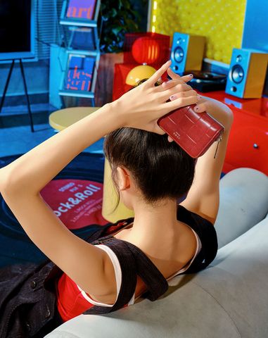  Ví Ngắn Cầm Tay Dây Kéo Khoá 