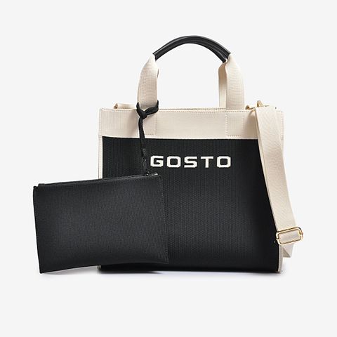  Túi Xách Gosto Nữ Màu Đen GBSW01000DEN 
