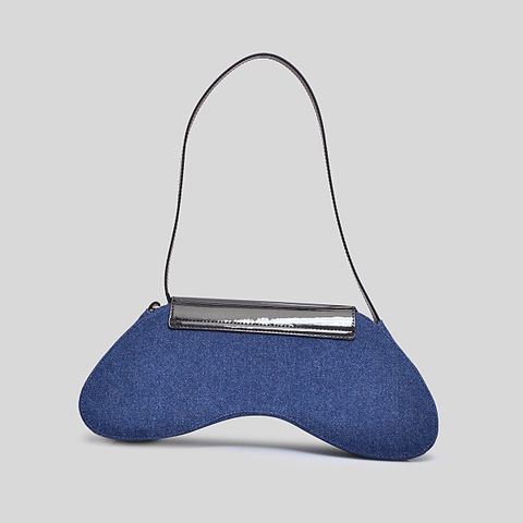  Túi Xách Gosto Vải Jean Nữ Màu Đen GBSW01400DEN 