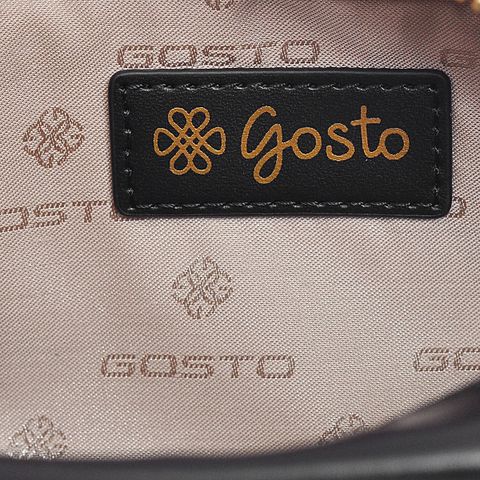  Túi Phối Ví Mini Da Tổng Hợp Gosto Nữ Màu Đen GBSW01900DEN 