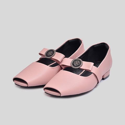  Giày Búp Bê Gosto Da Thật Nữ Màu Hồng GFW019588HOG 