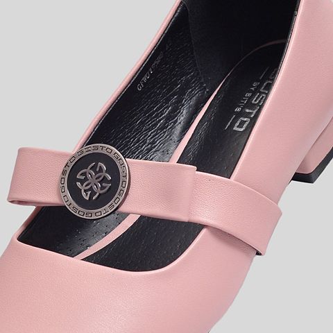  Giày Búp Bê Gosto Da Thật Nữ Màu Hồng GFW019588HOG 