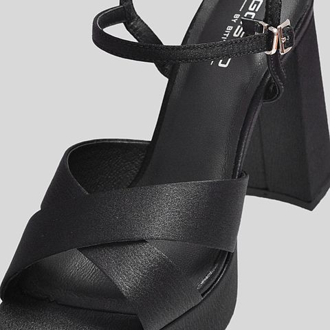  Sandal Cao Gót Gosto Nữ Màu Đen GFW020088DEN 