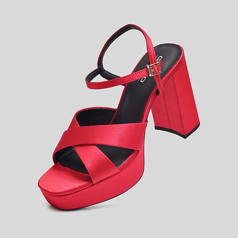  Sandal Cao Gót Gosto Nữ Màu Đỏ GFW020088DOO 