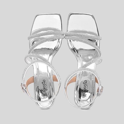  Sandal Thời Trang Gosto Nữ Màu Bạc GFW020188BAC 