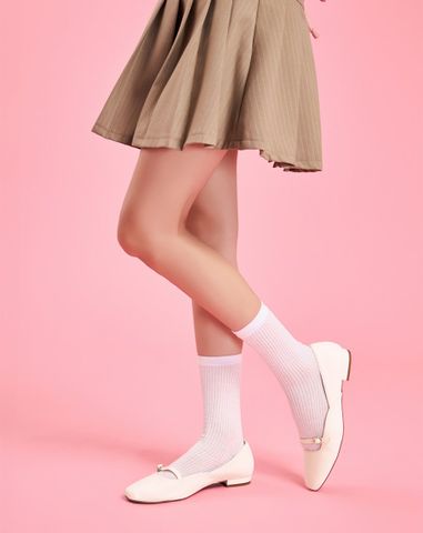  Giày Búp Bê Thắt Eo 