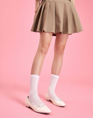  Giày Búp Bê Thắt Eo 