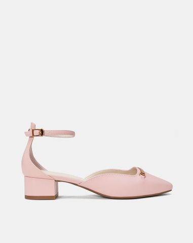  Giày Cao Gót Phối Khoá Trang Trí 