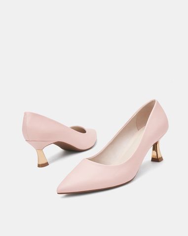  Giày Cao Gót Pump Mũi Nhọn Gót Thanh 