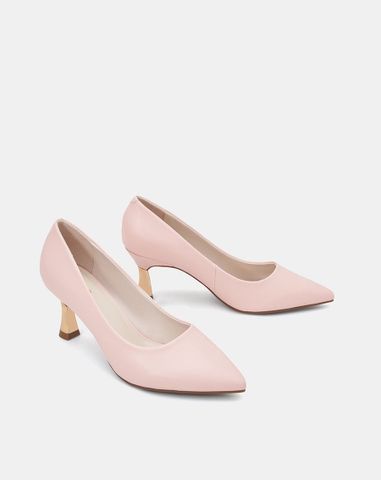  Giày Cao Gót Pump Mũi Nhọn Gót Thanh 