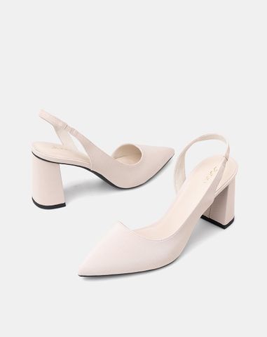  Giày Cao Gót Slingback Hở 