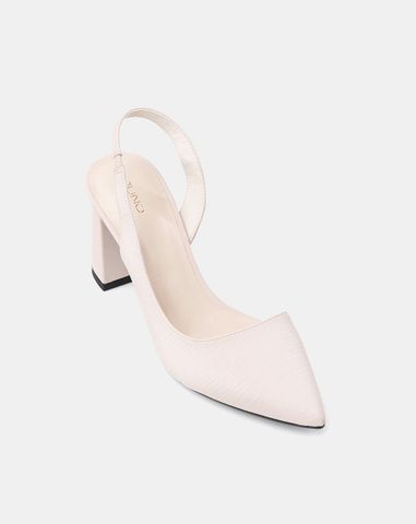  Giày Cao Gót Slingback Hở 