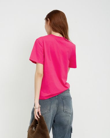  Áo thun basic cổ tròn 