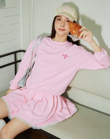  Áo pullover thêu Ballerina 