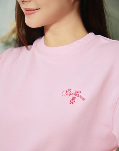  Áo pullover thêu Ballerina 