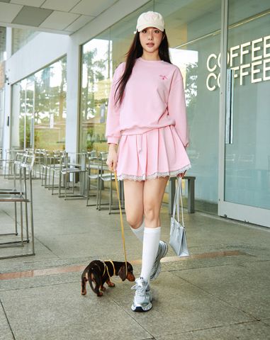  Áo pullover thêu Ballerina 