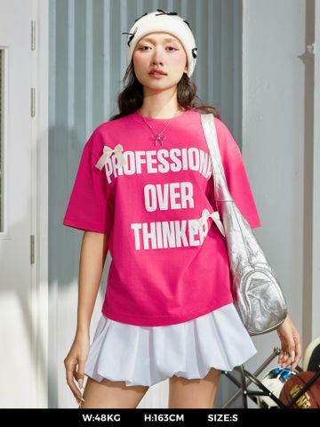  Áo thununisex Newzy Wonder oversized 100% cotton in Professional Overthinking NZATH005 