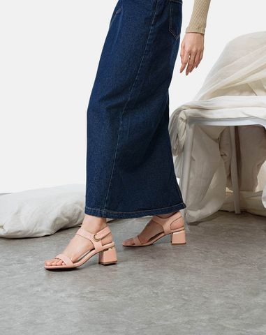  Giày Sandal Quai Ngang Hậu Xé Dán 