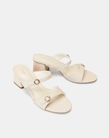 Giày Sandal Khóa Trang Trí Tròn 
