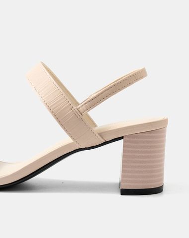  Giày Sandal Gót Vuông Basic 
