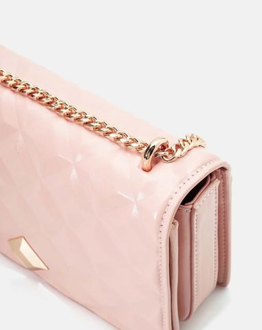  Túi xách nhỏ dập hiệu ứng princess diamond 