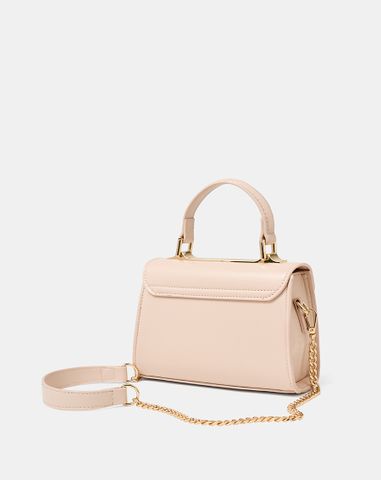  Túi Xách Nhỏ Top Handle Phối Khoá Trang Trí 