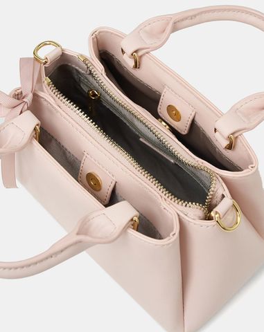  Túi Xách Nhỏ Top Handle Trang Trí Nơ 