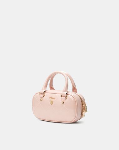  Túi Xách Nhỏ Bowling Top Handle Phối Khoá Trang Trí 