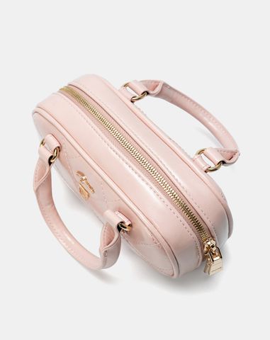  Túi Xách Nhỏ Bowling Top Handle Phối Khoá Trang Trí 