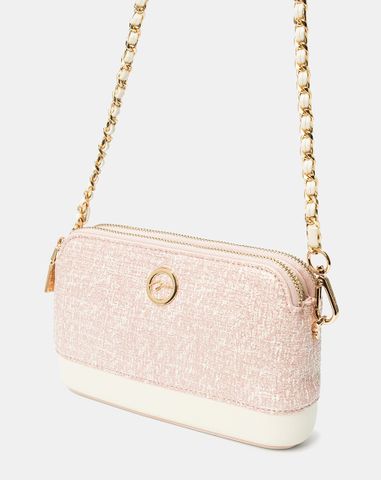  Túi Xách Nhỏ 3 Ngăn Đính Logo Cách Điệu 