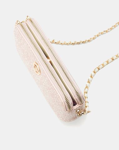  Túi Xách Nhỏ 3 Ngăn Đính Logo Cách Điệu 