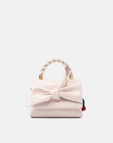  Túi Xách Nhỏ Top Handle Thắt Nơ Cách Điệu 