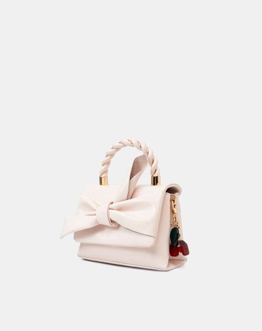  Túi Xách Nhỏ Top Handle Thắt Nơ Cách Điệu 