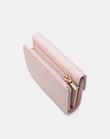  Ví Ngắn Cầm Tay Đính Logo Chữ Ký Kim Loại 