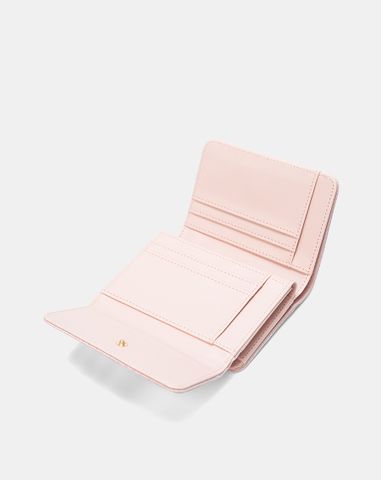  Ví Ngắn Cầm Tay Đính Logo Chữ Ký Kim Loại 