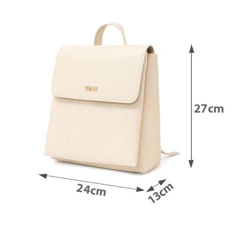  Balo Nắp Gập Phối 2 Chất Liệu 