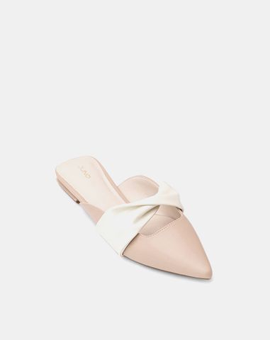  Giày Búp Bê Mules Quai Xoắn 