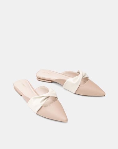  Giày Búp Bê Mules Quai Xoắn 