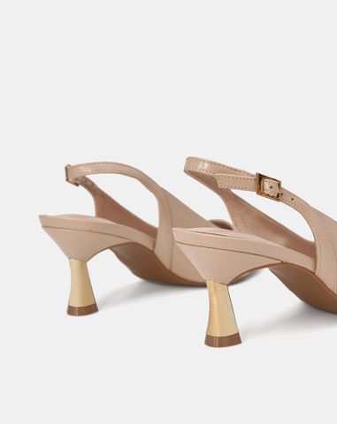  Giày Cao Gót Phối Khoá Trang Trí 