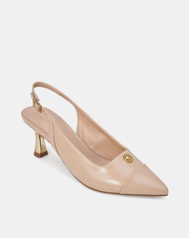  Giày Cao Gót Phối Khoá Trang Trí 